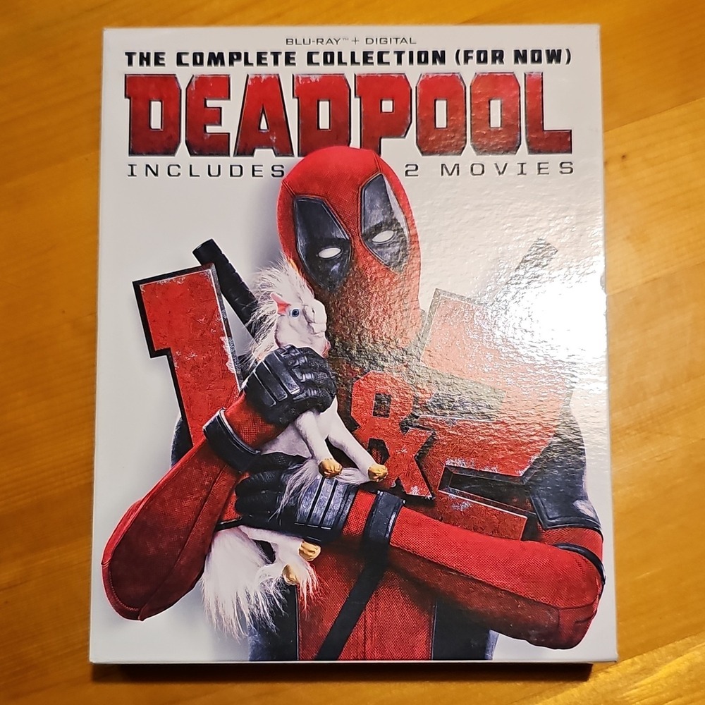 Deadpool 1 & 2 The Complete Collection Blu-Ray 2018 w/ Slipcover Ryan Reynolds